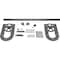 Ekena Millwork Premium Wagon Wheel Horseshoe Barn Door Hardware Set w/ 7' Track for 2 1/4" Doors, Silver Metallic GB600157H2WSM - alternate 4